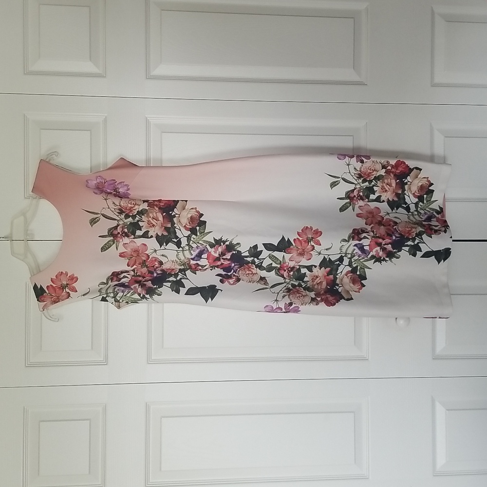 Worthington Womens Floral Dress, Sz 8